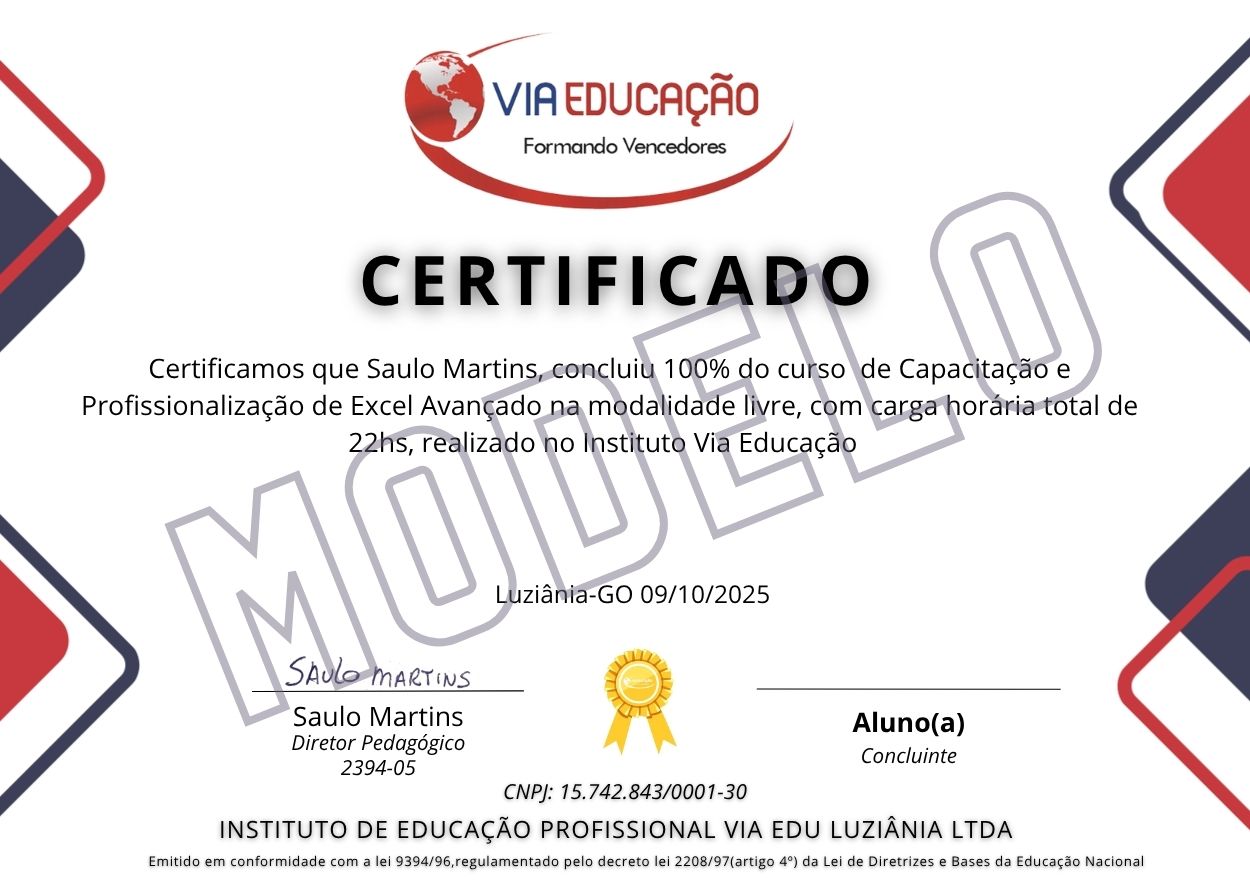 Imagem do Certificado